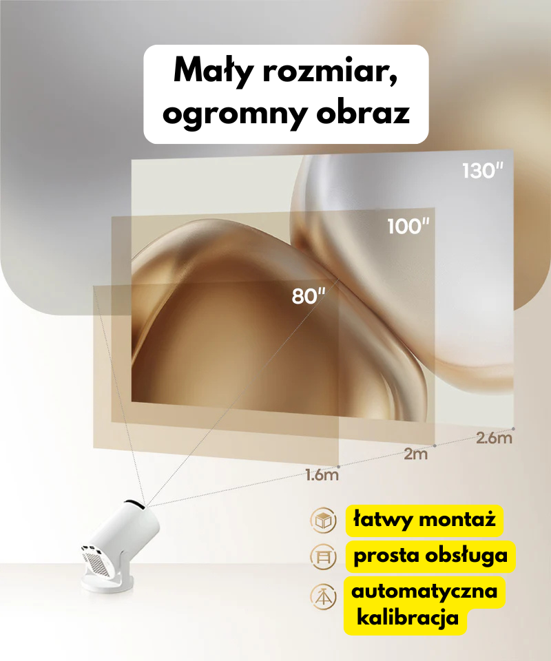 🎥 Projektor HY300 Pro – Kino, gaming i rozrywka w jednym urządzeniu